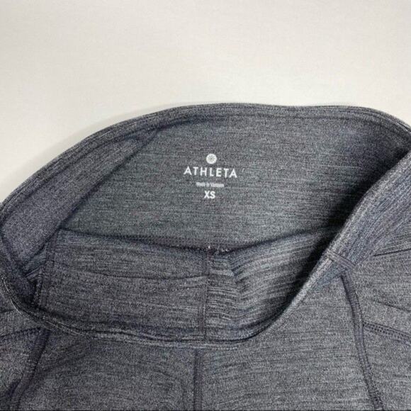 Athleta Chatarunga Criss Cross High Rise Leggings Gray Extra Small - Picture 4 of 6